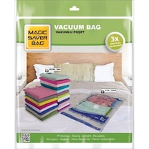 100x130 Mega Vakumlu Poşet Hurç Bag Çok Renkli