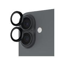 Panzerglass Hoops Apple Uyumlu iPhone 17 16 Plus Siyah Kamera Lens Koruyucu