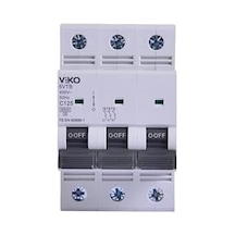 6vtb-3c125 Otomatik Sigorta 6ka C Tipi 3 Kutup 125a
