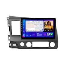 Honda Civic Android Multimedya 10 İnç 2006-2012 Carplay Android Auto Navigasyon 4gb Ram 32gb 9"