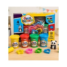 Nova Color Maxi Oyun Hamuru Yumuşak Dokulu Canlı Renkler 3+ Yaş Çok  Renkli