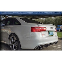 Audi A6 C7 Kasa Uyumlu Yedek Parça Anatomik Spoiler Boyasız