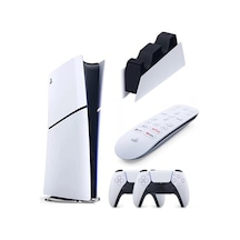 Sony Playstation 5 Slim Standart Edition + 2 Dualsense + Şarj İstasyonu + Media Kumanda Oyun Konsolu (İthalatçı Garantili)