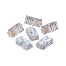 Speeduf Rj45 Cat6 Yeni Nesil Delikli Jack Konnektör 100 Adet