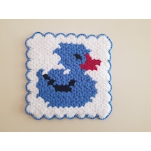Banyo Bebek El Örmesi Çirkin Ördek Desenli Takım Renkler