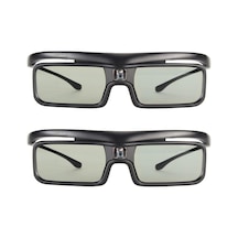 Alomejor Ergonomik Dlp Bağlantılı 3d Gözlük, Ltv-2500 3000 Pro 3500 Pro 3d Projektörler İçin Geniş Uyumluluk, Şarj Edilebilir Aktif Shutter 3d Gözlük