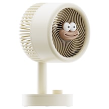 Everest Efn14 Krem 1200mah 3 Hız Kademeli Masaüstü Usb Fan