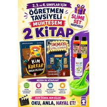 Timaş 2,3. Ve 4.sınıflar İçin Kim Korkan İngilizceden -sinemaya Gitmek İstiyorum Slime Set Hediyeli