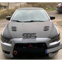 Mitsubishi Lancer 2008-2013 Uyumlu Batman Yarasa Ayna Kapağı Piano Black Abs Plastik Sts Oto Aksesuar