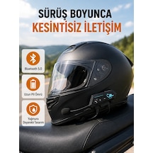 Motosiklet Kask Kulaklığı Bluetooth 5.0 Gürültü Önleme Ve Hızlı Bağlantı Yeni Nesil - Lisinya