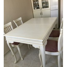 Masifart Prasino Yemek Masası ve Sandalye Takımı