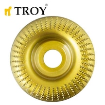 Troy Avuç Taşlama İçin Ahşap Aşındırıcı Törpü Disk 100 mm Toroida