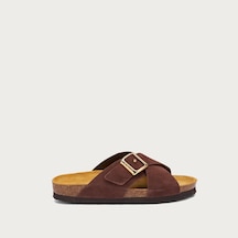 Cocoa Terlik Kadın 17b3 Frau Velour-s Cocoa