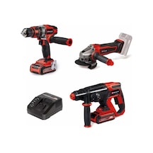 Einhell TE-TK 18/3 Akülü Kombo Set TE-CD 18/48 Li-I + TE-AG 18/115-2 Li + TE-HD 18/20 Li