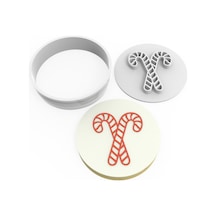 Kurabiye Kesici Ve Damga Set – Baston Şeker