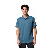Columbia Tech Trail Utility Erkek Kısa Kollu Polo Tişört-9321 Mavi Columbia Tech Trail Utility Erkek Kısa Kollu Polo Tişört-9321 Mavi