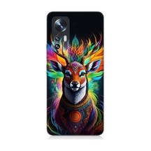 Xiaomi Mi 12 Uyumlu Mistik Ala Geyik Desenli Silikon Kılıf