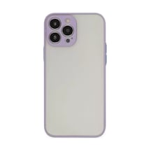 Newface Apple İphone 13 Pro Kılıf Montreal Silikon Kapak - Mor