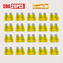 Meridiangoods Jyft 20 Parça 7.5a/20a/40a Bıçak Tipi Araç Sigortaları - Otomobil, Tekne, Kamyon