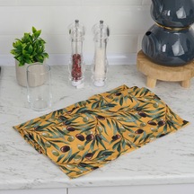 Soft Olive Mutfak Havlusu - Hardal - 40x66 Cm Çok Renkli