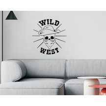 Bk Home Wild West Tasarımlı Duvar Sticker-1