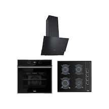Teka HLB 840 SS - GBC 64002 KBC BK - ATV 60 Siyah Ankastre Set