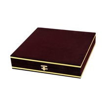 Kadife Kutu BORDO - 25CM TABAK