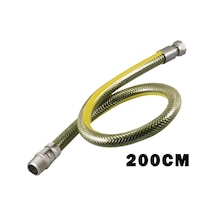 Turconn Doğalgaz Hortumu Flex Çelik Örgülü 200 Cm