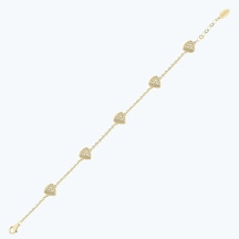 Altınbaş Altın Taşlı Üçgen Bileklik Abl0208-y-25952 Çok Renkli