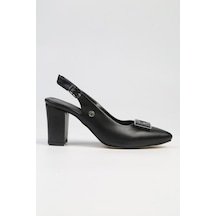 Pierre Cardin Pc-53113- 3592 Siyah Cilkadın Topuklu Ayakkabı 001