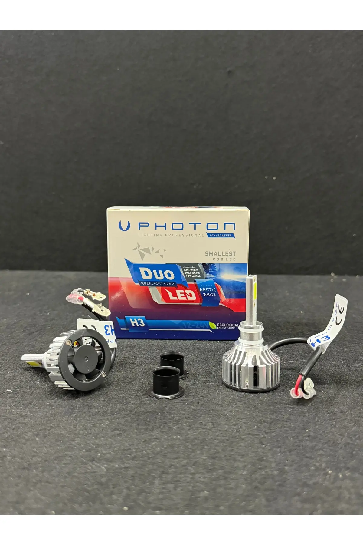 H3 Duo Led Xenon Şimşek Etkili Beyaz Zenon Far