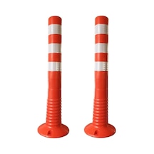 Delinatör 75x8 Cm Otopark Eko Trafik Delinatör Esnek Yol Ayırıcı 2 Adet