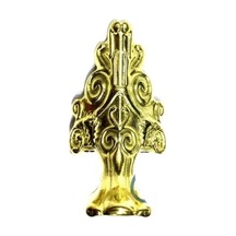 Abajur Ayağı Lükens Sandık Ayağı, Kutu Ayak 4 Cm - Sarı