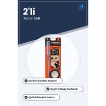 Elektrik Tesisat Malzemesi Kontrol Kalemi 2'li İzolasyon Bandı Ta