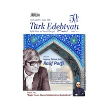 Türk Edebiyatı 588.Sayı Ekim 2022
