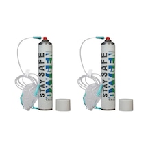 Stay Safe Oksijen Tüpü 2 x 165 G