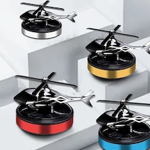 Cloud011 Solar Enerjili Helikopter Dekoru Ocean Blue 2 Aromalı Halka Araç Kokusu