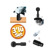 Merttools Küre Silindir Ahşap Oyma Törpü Aşındırma Sondaj Top Avuç Taşlama Ve Matkap Ağaç İşleme Alet Seti 3lü