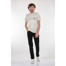 Ecer Erkek Oversize T-shirt - Minimalist & Rahat Günlük Stil Beyaz