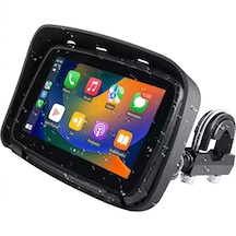 Su Geçirmez 5 İnç Güneşlikli Ips Dokunmatik Ekranlı Taşınabilir Kablosuz Carplay Android Auto Gps Motosiklet