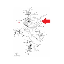 Yamaha Tracer 700 Or.  Yakıt Deposu Bc6-24110-01-00