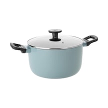 Berghoff Leo Slate Pastel Mavi Alüminyum Tencere 24 Cm