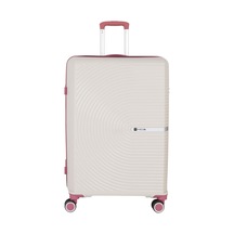 Mçs Polipropilen Valiz V374 75 Cm S21yy100000675 00434 Kemik/koyu Pudra