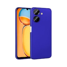 Zore Redmi 13c Kılıf Ogaa Premier Silikon Kapak - Saks Mavi