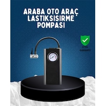 Northcity Elektrikli Hava Kompresörü Type-c Usb Şarjlı Çok Fonksiyonlu Lastik Pompası - 80w Gücü Ve 3000mah Batarya