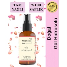 Yağlı Doğal Gül Suyu 100 Ml - Saf Tam Yağlı Doğal Gül Hidrosolü Tonik 100 Ml