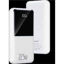 Powerbank Taşınabilir Şarj Cihazı 5w Hızlı Şarj Dijital Ekranlı Beyaz