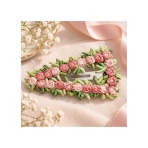 Çiçek Detaylı Üçgen Çıtçıt Saç Tokası - Pembe Pembe Üçgen - 923833735 Pembe Üçgen - 923833735 Pembe Üçgen