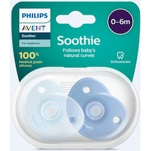 Mey İthalat Soothie Emzik 0-6 Ay Erkek Mavi