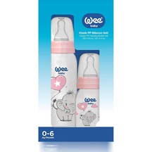 Wee Baby 125+250 2'li Pp Biberon Pembe 4 Adet 281